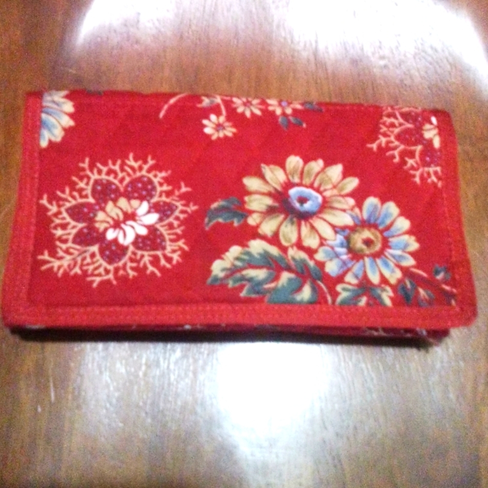 Quilted Floral Wallet
